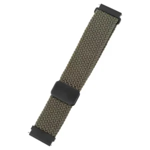 Tempo Pulse Woven Watch Strap - Dark Green