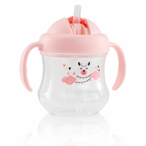 Pigeon Mag Mag Straw Cup - Matte Pink