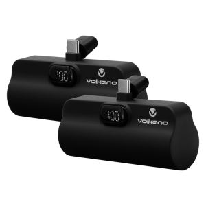 Volkano Relief Pro Bundle - 2 x 5000mAh Direct Plug In Power Banks
