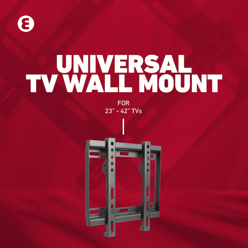 Ellies Solid series Fixed Tv Wall Mount For 23" - 42" TVs