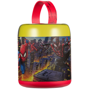 Marvel Spider-Man Cylinder Karaoke Speaker with Bluetooth Microphone