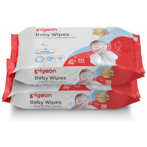 Pigeon - 100% Water Baby Wipes (30's)
