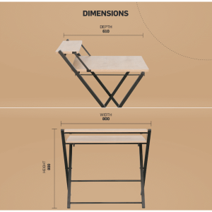 Everfurn Elf Folding Desk