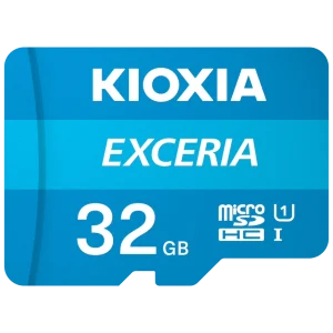 Kioxia 32GB Micro SDHC- UHS-1 Read 100MBs CL10