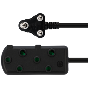 Ellies Side by Side Light Duty Extension Lead - 10m - Black