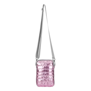 Quest Puffer Cross Body Bag - Pink