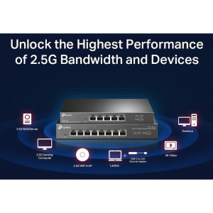 TP-Link TL-SG105-M2 5-Port 2.5G Multi-Gigabit Desktop Switch