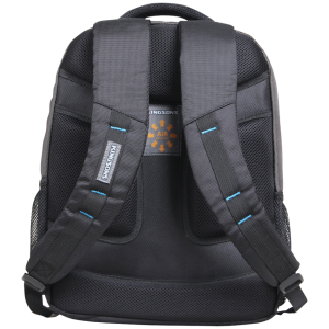 Kingsons 15.6" black laptop backpack with key chain