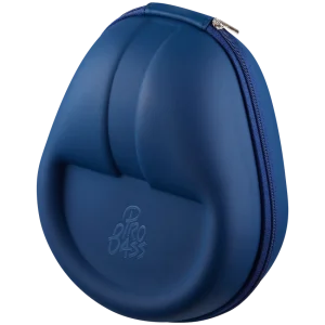 Pro Bass Retro Bluetooth Wireless Headphone with PU Case - Purple