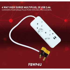 Ellies 4-Way High Surge Multiplug