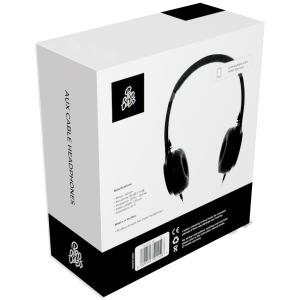 Pro Bass Elevate Series Auxiliary Headphone - Black