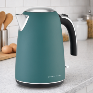 Boden Stark 1.7L Matte Stainless-Steel Kettle - Green